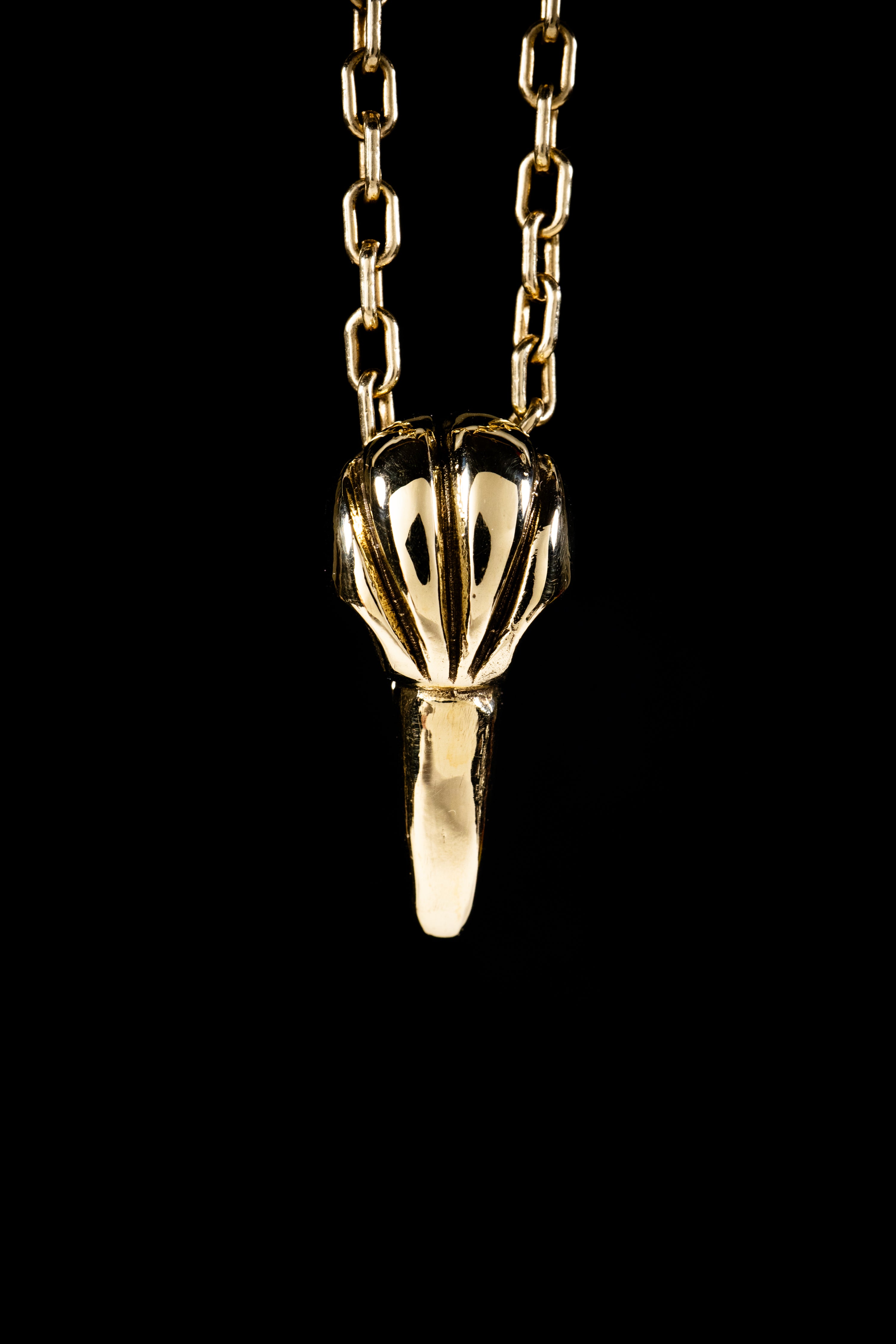 Crow Pendant (Sterling Silver or Gold)