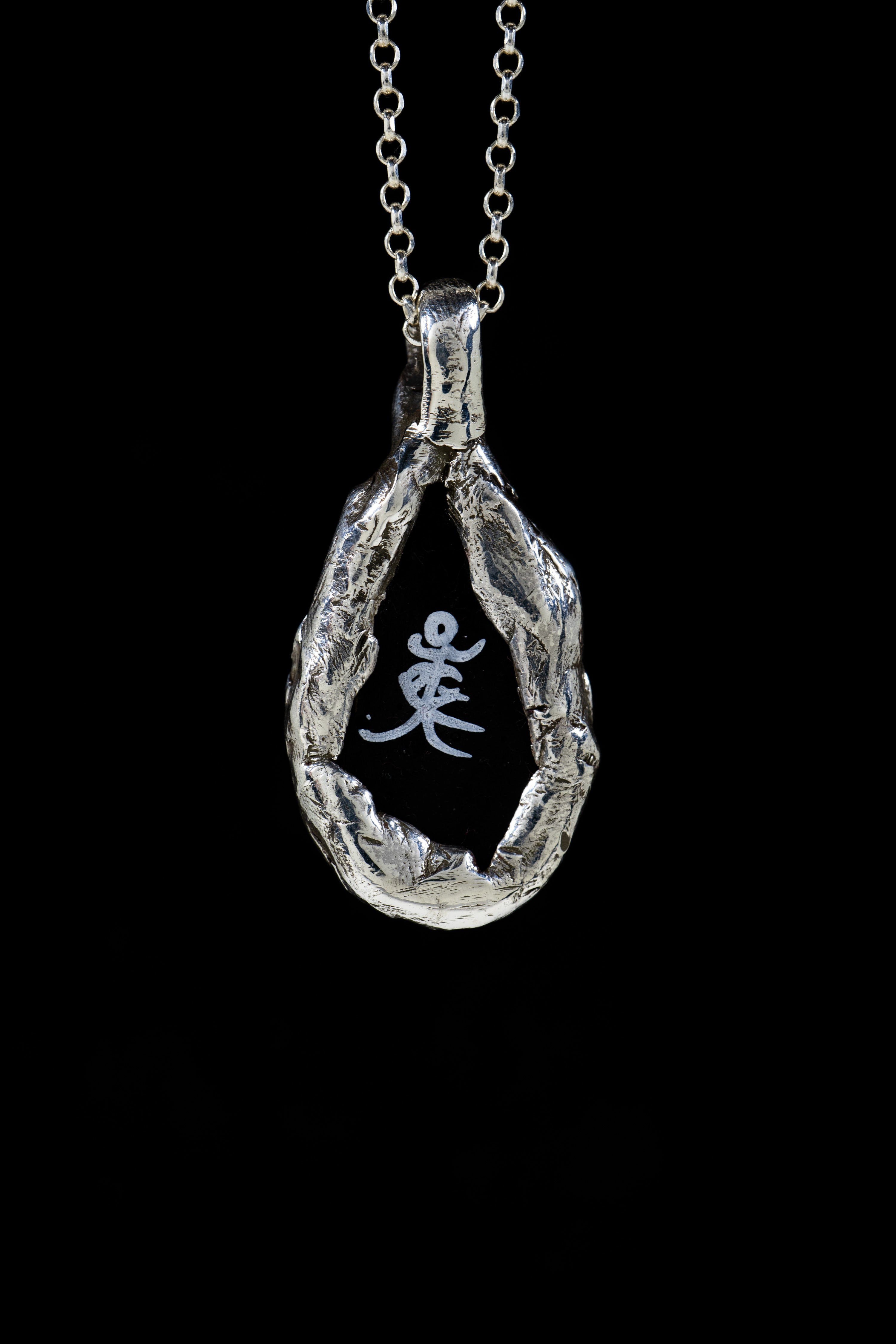 Lake (Manassa Turquoise, Sterling Silver Pendant)