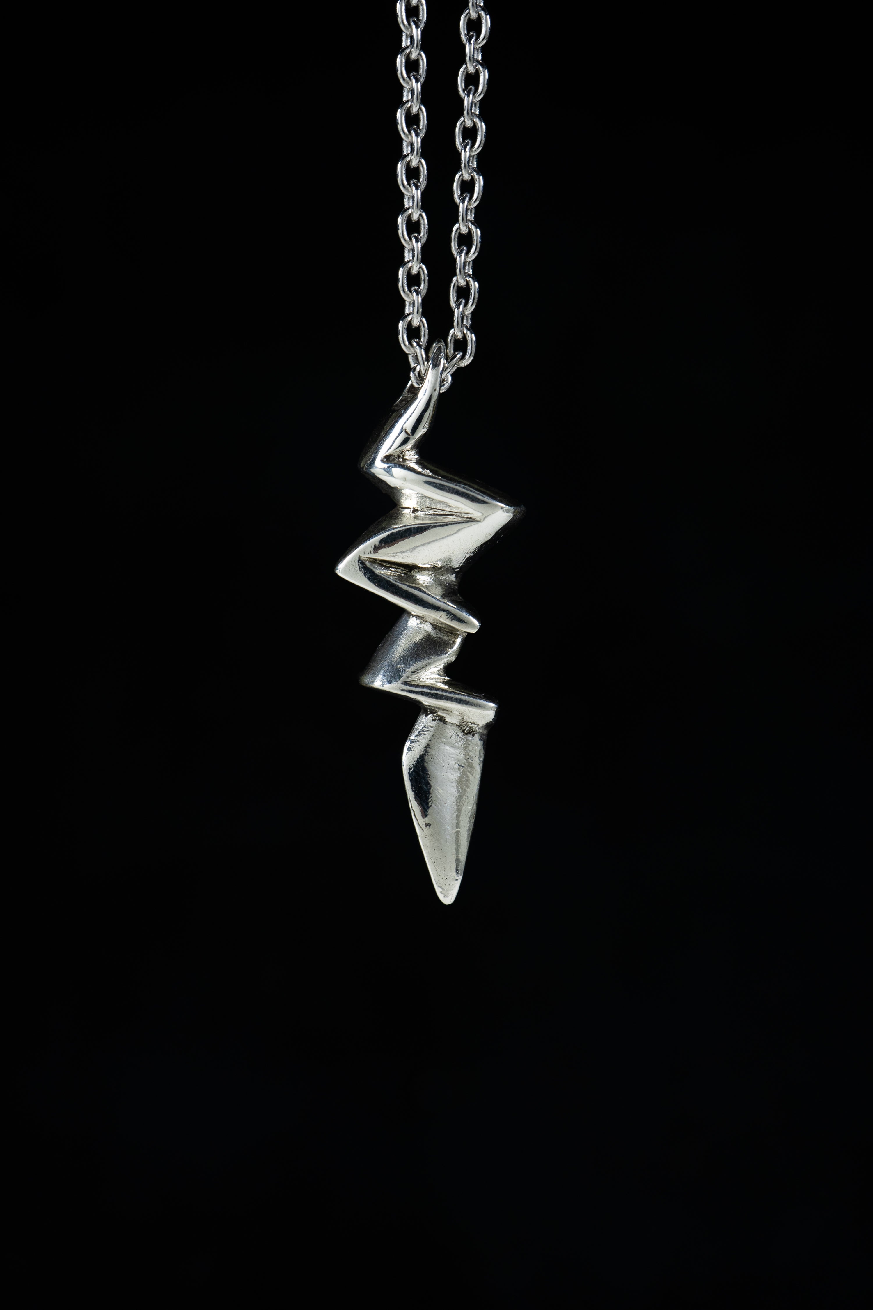 Cubic Zirconia buying Ghost and Lightning Bolt Pendant