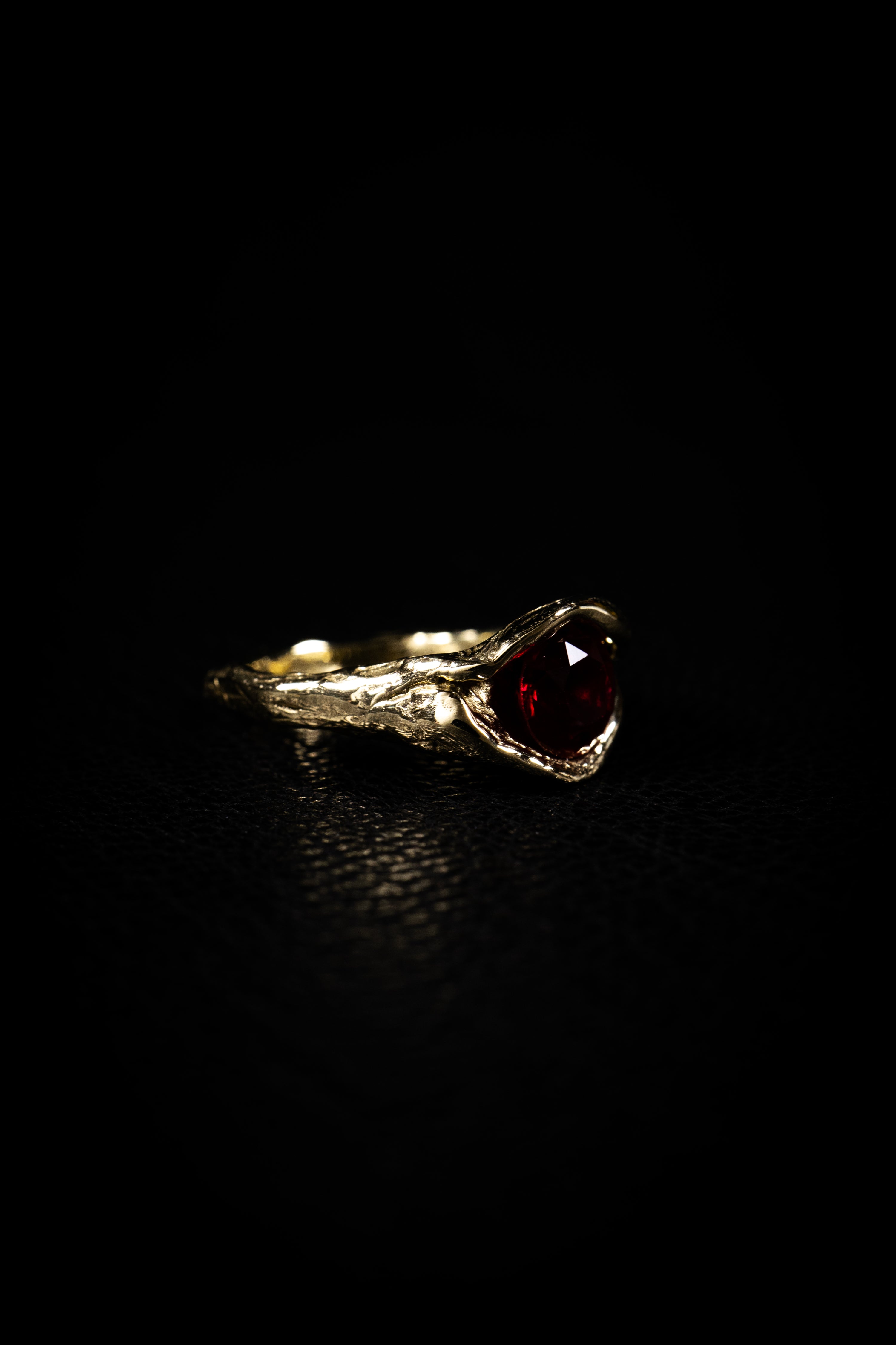 Bloom (Ruby, Sterling Silver or Gold Ring)