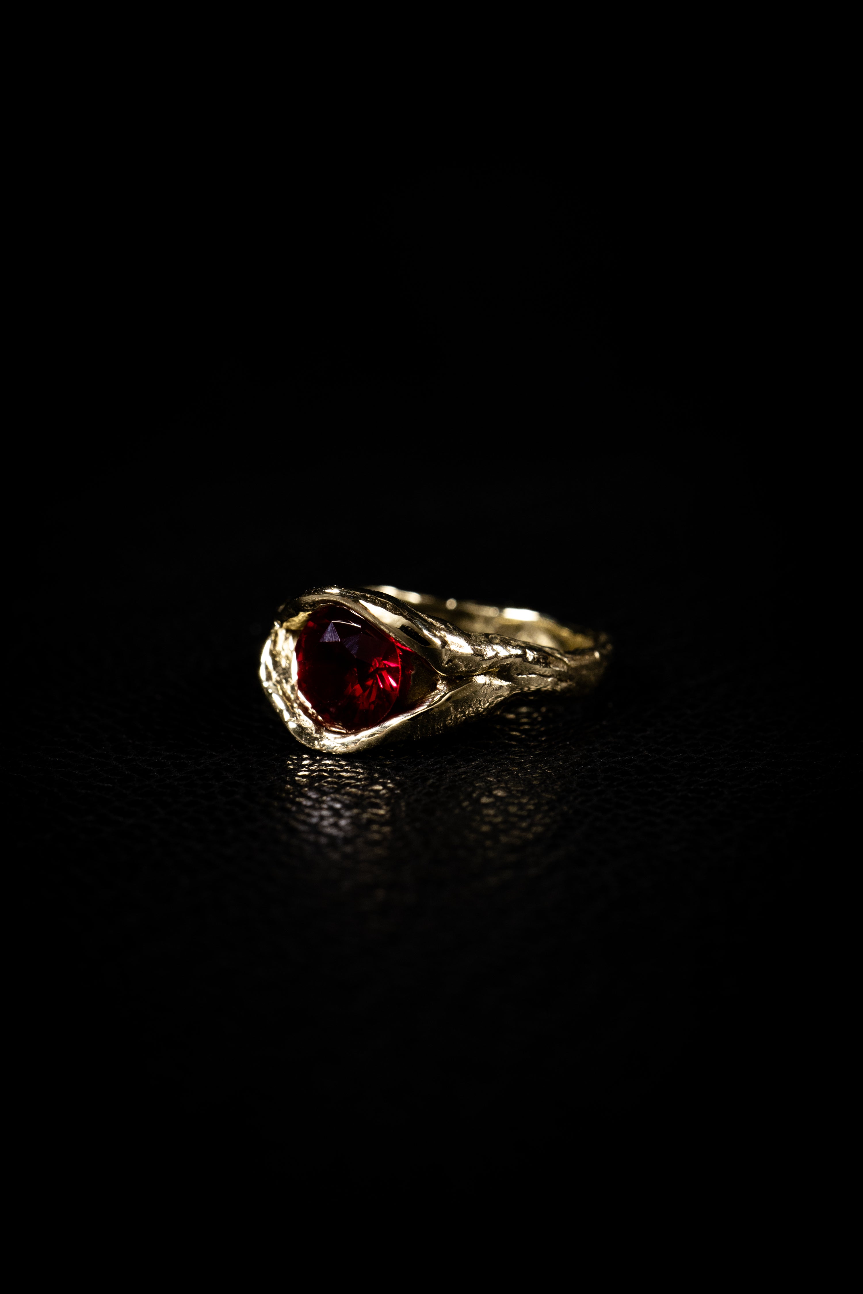 Bloom (Ruby, Sterling Silver or Gold Ring)