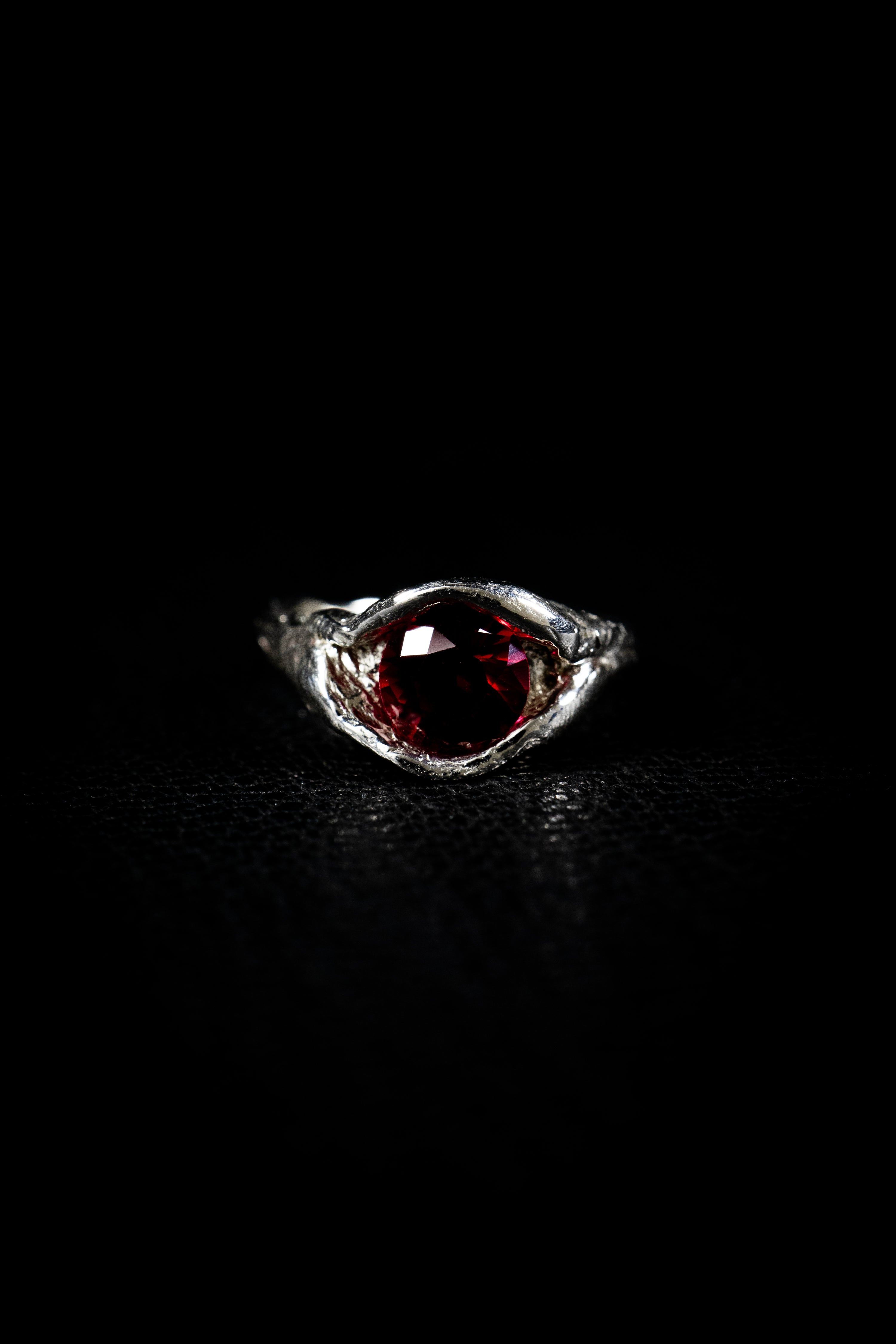 Bloom (Ruby, Sterling Silver or Gold Ring)