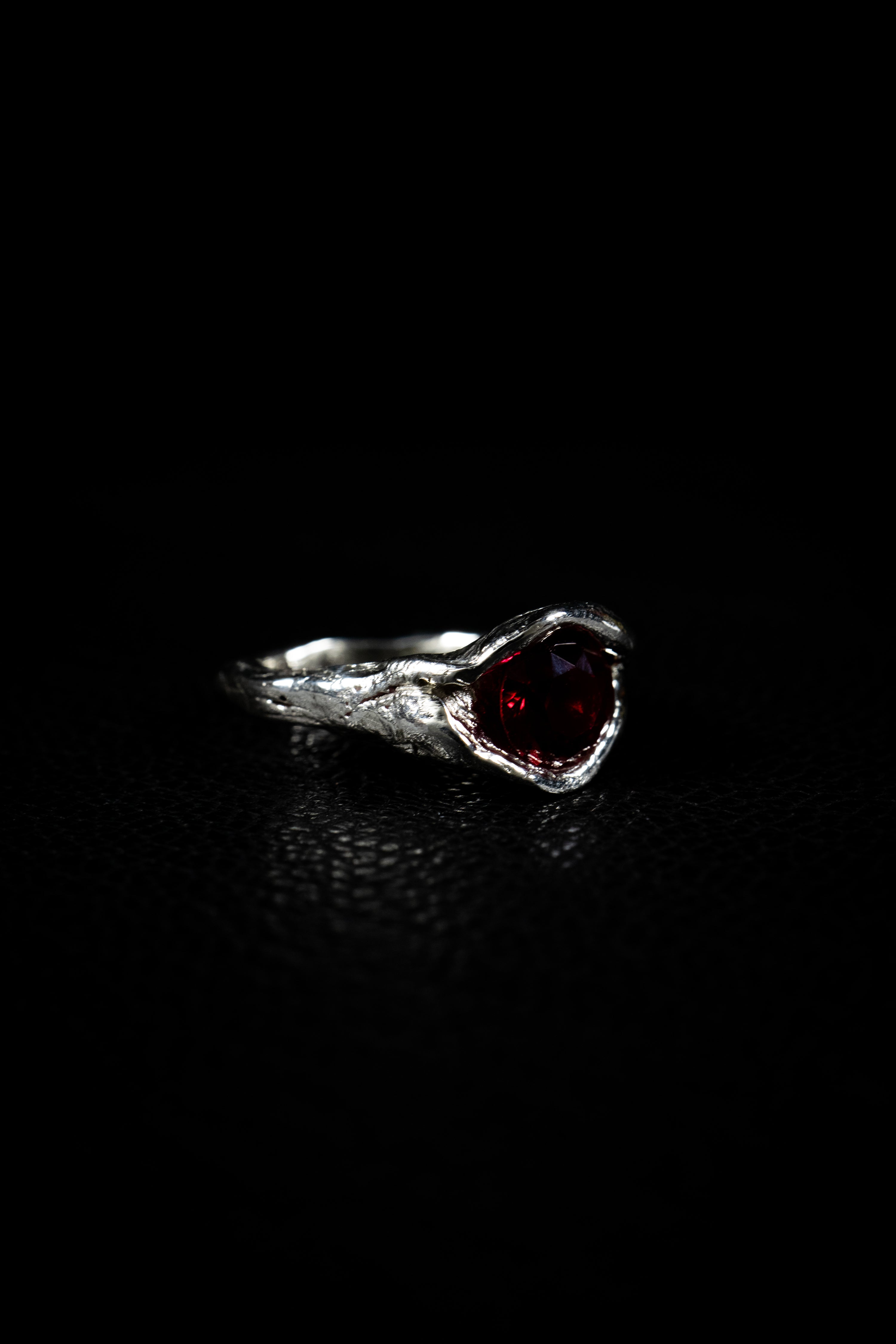 Bloom (Ruby, Sterling Silver or Gold Ring)