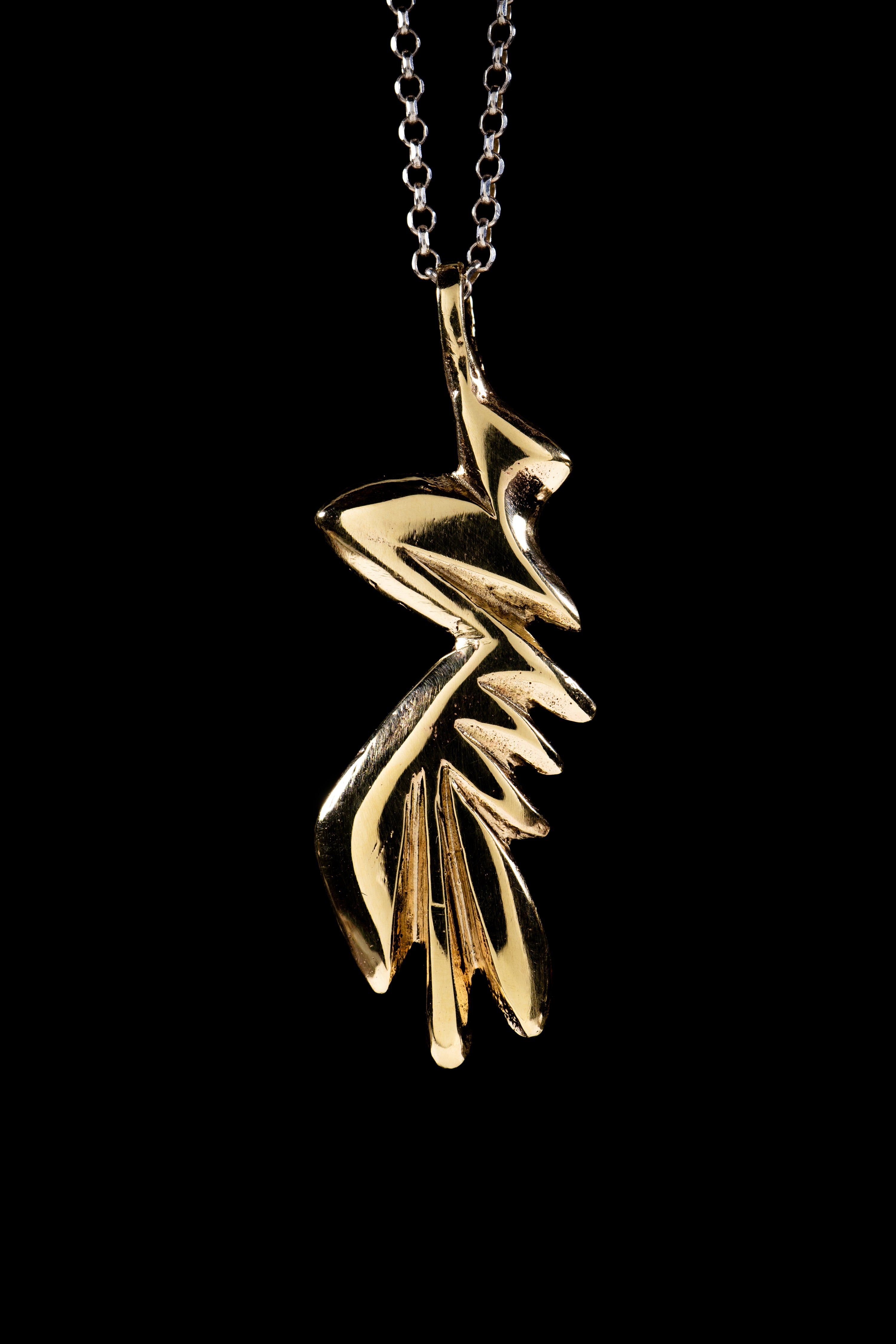 Wing Pendant (Sterling Silver or Gold)